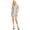 Silver, variant on Women's Stretchy Sequin Sparkle One Shoulder Cocktail Club Mini Dress