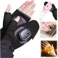 thumbnail image 3 of Rechargeable Heated Gloves With Smart Touchscreen, Magnetic Flip Cover For Motorcycle Riding, Winter Outdoor 3 Heat Settings Hand Warmer Gloves, 3 of 25