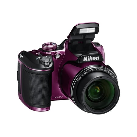 Nikon - COOLPIX B500 16.0-Megapixel Digital Camera - Plum
