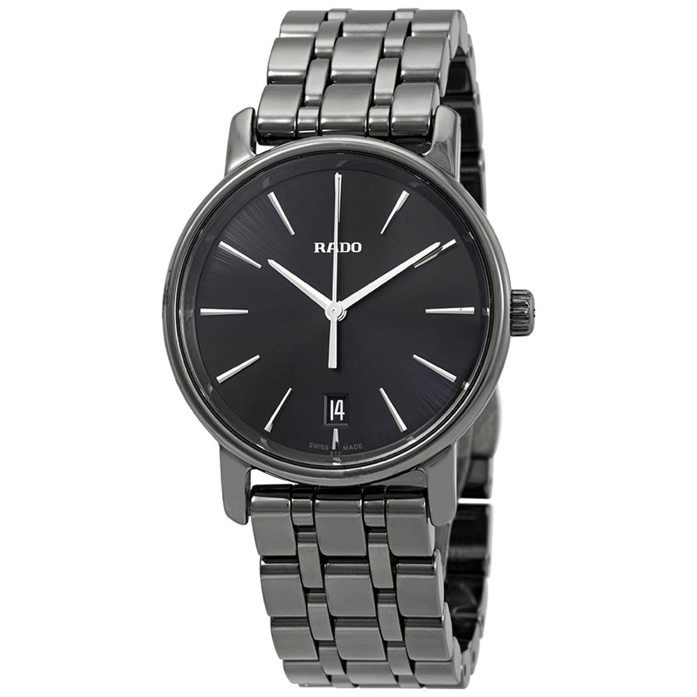 Rado D Star XL Stainless Steel Black Ceramic Mens Watch R15943162 Walmart