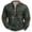 Green, variant on Hanes Men's Vintage Knit Print Zip-up Sweatshirt Casual Long Sleeve Stand Collar Button Pullover Sweatshirts-Brown M