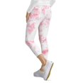 thumbnail image 2 of Hue Women’s Mod Modern High Rise Tie-Dye Skimmer Denim Leggings, Pink, X-Large, 2 of 2