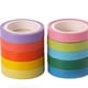 thumbnail image 3 of Kearding 10 rollos de cinta adhesiva fácil de colorear disponible para papel adhesivo decorativo Washi Rainbow DIY Artesanía, 3 of 6