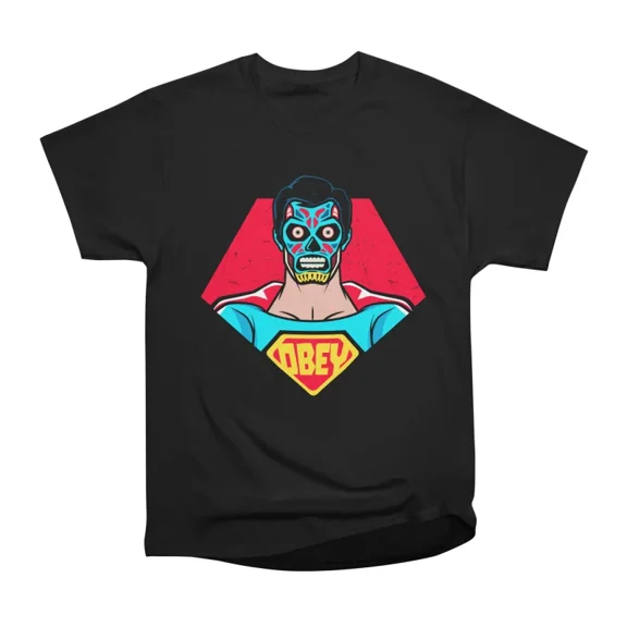 superhero obey T-Shirt Tee Gift For Him Merch For Her Apparel For Friend