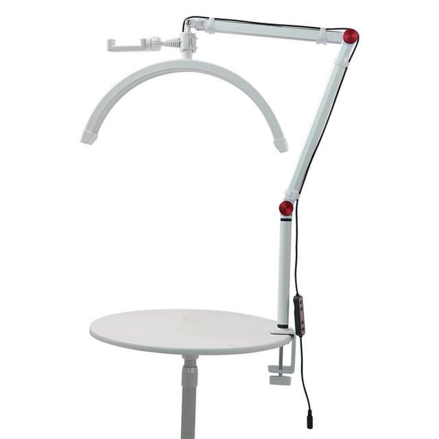Andoer HD-M3X Pro 16 Pouces Lampe Vidéo de Bureau en Forme de Demi-Lune