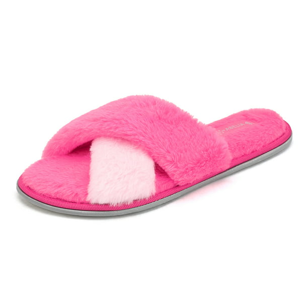 Dream Pairs - DREAM PAIRS Women's Slippers Soft Fuzzy Fluffy Slip on ...