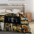 thumbnail image 4 of Custom Throw Blanket for Dad with Photo Personalized Happy Fathers Day Blankets with Pictures Customized Blanket for Dad Grandpa on Fathers day Halloween Christmas New Year A Blankets, 4 of 5