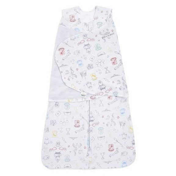 HALO SleepSack x Harry Potter™ Swaddle, 100% Cotton, Enchanted , Unisex, Small, 3-6 Months
