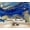 Blue/Gold, variant on Peel and Stick Wallpaper Wall Murals Undersea Underwater World Turtle Goldfish Clown 69"H x 96"W Removable Wall Paper Self-Adhesive Wall Decor for Bedroom Living Room Nursery