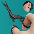 thumbnail image 3 of Stainless Steel Safety Scissors Round Tip 4 Inch For Eyebrows Beard Ear Hair, 3 of 9