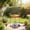 Pink, variant on Solar Powered Hanging Bird Bath and Feeder, Outdoor Garden Fountain with Automatic Water Circulation for Patio Decoration