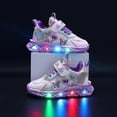 thumbnail image 2 of Cool Shoes For Girls Elsa Led Light Up Shoes Flashing Children's Shoes 27 Pink Sneaker Baby Sport Flashing Sneakers Running Trainer Girl Fashion Princ, 2 of 5