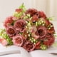 thumbnail image 2 of Ramo de peonías y rosas de hortensias clásicas de Lafite para decoración del hogar y bodas, flores falsas, 2 of 5