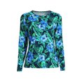 thumbnail image 2 of Lands' End Women's Crew Neck Long Sleeve Rash Guard UPF 50 Swim Tee, 2 of 3