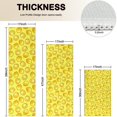 thumbnail image 4 of Yellow Lemon Slices Yellow Pattern Kitchen Rugs Sets Of 3,Kitchen Runner Rugs Non Skid Washable,Decorative Kitchen Floor Mats for Kitchen,Sink,Laundry,17"x30"+ 17"x47" + 17"x59", 4 of 6