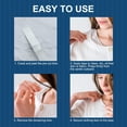 thumbnail image 3 of Fiudx Cinta Adhesiva de Tela Suave, Cinta de Doble Cara Resistente Durante Todo El Día, Soporte de Sujetador Resistente Al Sudor, Esencial para Armario Femenino, 80 Tiras Por Caja, Solución para Aume, 3 of 7