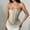 Beige, variant on Women Bustier Corset Lace Body Shaper Sleeveless Bow Vest Top Fashion Renaissance Medieval Waist Cincher Blue S