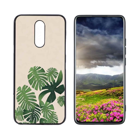 Compatible with Harmony 3 Phone Case, Tropical-Leaves-6 Case Men Women, Flexible Silicone Shockproof Case for Harmony 3