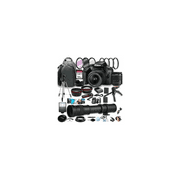 Canon EOS 4000D (Rebel T100) DSLR Camera w/EF-S 18-55mm F/3.5-5.6 Zoom Lens + 420-800mm Super Telephoto Lens + 100S Sling Backpack + 64GB Memory Cards, Professional Photo (International Version)