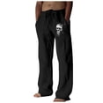 thumbnail image 1 of WEAIXIMIUNG Pantalon Cargo Doublé Homme Mode Décontractée Numérique 3D Pantalon Droit Décontracté Style Business, 1 of 5