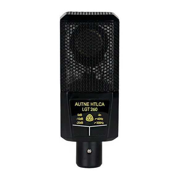 Professional Condenser Cardioid Microphone Noiseless XLR Mic Microphone Kit for