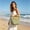 W, variant on Large Capacity Straw Tote Handbag, Round Rattan Ring Handle Woven Beach Bag for Summer Vacation, Shopping, Outdoor Travel Daily Use Brown