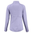 thumbnail image 3 of Women's Cutter & Buck Heather Purple Philadelphia Phillies Peshastin Eco Fleece Recycled Half-Zip Jacket, 3 of 3