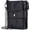 Black, variant on BULLCAPTAIN Men's Genuine Leather RFID Blocking Bifold Chain Wallet with Double Zipper Coin Pockets, Black