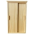 thumbnail image 3 of Miniatura Armario Muñeca Casa Muebles Dormitorio Gabinete Madera Hecho a Mano Adecuado para Decorar Ambientes Y Juego de Simulación 12.3cmx7cmx3.8cm, 3 of 9