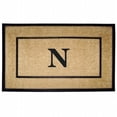 thumbnail image 1 of Nedia Home 18103N 30 x 48 in. Coir &amp; Rubber Frame Mat  Monogrammed N, 1 of 1
