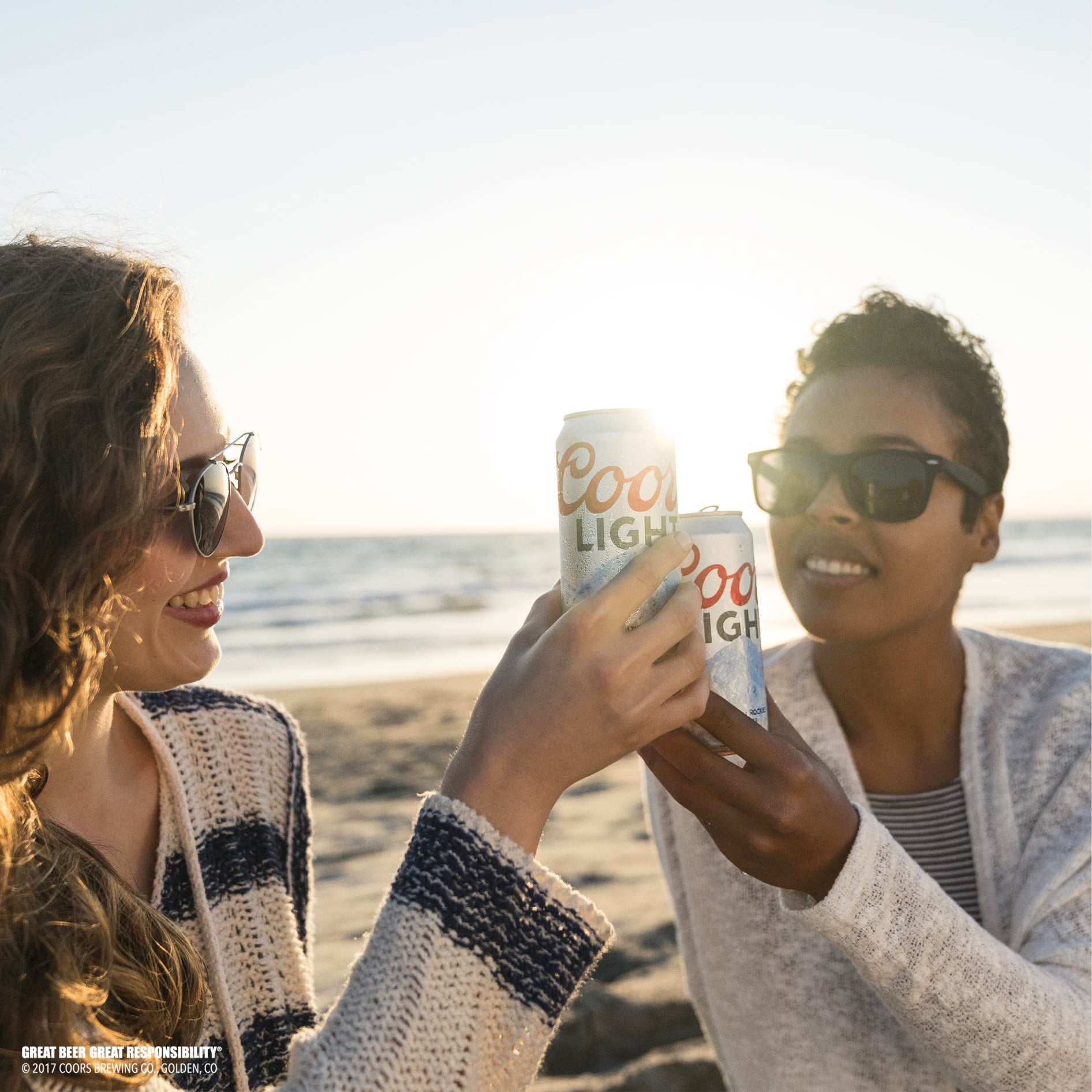 Coors Light Beer, 24 Pack, 8 fl oz Aluminum Cans, 4.2% ABV, Domestic Lager