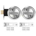 thumbnail image 1 of Cerradura De Accesorios Redondos Hardware Hogar Baño Cerradura De Doble Cara 304 Anillo De Acero Inoxidable Manija Cerradura De Puerta Accesorios (Plata (con Cerradura) EOTVIA Plata (con candado), 1 of 7