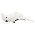 thumbnail image 4 of 3 piezas de plumas de espuma artificiales de imitación de pájaro para el hogar (blanco), 4 of 9
