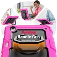 thumbnail image 2 of Case for iPad Air 11 inch M3 2025/M2 2024 (7th/6th Gen), 360 Rotating Stand Handle Shoulder Strap Heavy Duty Shockproof Cover, Rose, 2 of 7