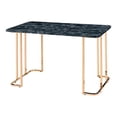 thumbnail image 3 of Bowery Hill Contemporary Metal Writing Desk with USB in Black, 3 of 13