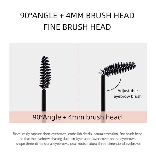 Gel Para Cejas, Cera Para Cejas Con Recortador Y Cepillo Para Cejas, Resistente Al Agua, De Larga Duración, Jabón Para Peinar Cejas Salvajes En 3D, Cosméticos Para Mujeres ANGGREK Otros