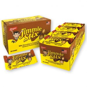 Boyer Candy, Jimmie Stix Chocolate Peanut Butter Pretzel, 1.8 Oz., 20 Ct
