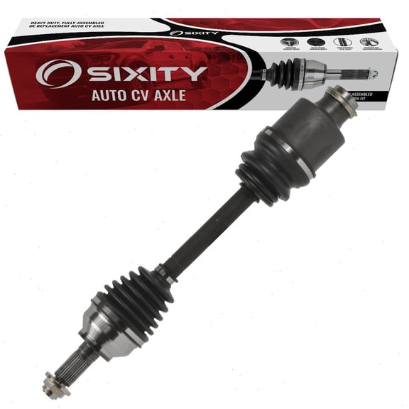 Sixity Front Right CV Axle compatible with Mazda 3 Sport 2.0L 2.5L L4 2009-2013 - Passenger Side Complete Axle Shaft Assembly