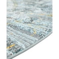 thumbnail image 6 of Unique Loom Baracoa Collection Area Rug - Castro (5' 5" Round Turquoise/Ivory), 6 of 7