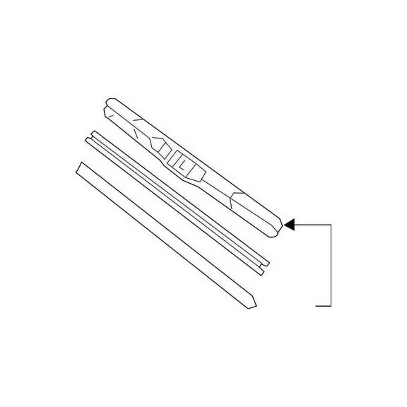 Genuine OE Toyota Wiper Blade 85222-12A90