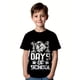 thumbnail image 1 of Teen "101 Days of School" Celebration T-Shirt - Cute Dog Design, Short Sleeve, Round Neck - Machine Washable, Suitable for All Seasons, 1 of 4