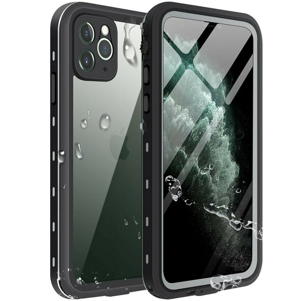 For Apple Iphone 11 Pro Max Waterproof Case Cover W Built In Screen Protector 11 Black Walmart Com Walmart Com