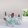 thumbnail image 2 of Northlight 10" Floral Easter Piglet Spring Decoration - Green/Brown, 2 of 3