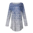 thumbnail image 6 of Women's Tunics Crew Neck Long Sleeve Blouses for Women Fall Graphic Tunic Top for Women Long Sleeve Womens Tops Fall 2023 Dress Tops for Women for Women 2023, 6 of 6