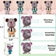 thumbnail image 2 of Portable Fan,mini Cute Bear Desk Fan Small Quiet,3-speed Adjustable Usb Powered Fan,electroplating C, 2 of 5