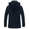 thumbnail image 2 of WenVen Men's Winter Fleece Puffer Coats Parka Jackets Outerwear Jacket Blue 2XL, 2 of 6