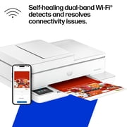 HP Envy 6552 Wireless All-in-One Color Photo Inkjet Printer, Scanner, Copier, 3mos Free Instant Ink