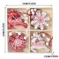 thumbnail image 3 of aoksee Christmas Decorations 12PC Set Of Christmas Ornaments Painted Wooden Angel Elk Christmas Tree Decoration Pendant DIY Ornaments Gift on Clearance, 3 of 3