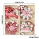thumbnail image 3 of onlyliua Liquidación Juego de 12 Adornos Navideños de Madera Pintados con Forma de Ángel para Árbol de Navidad, Adornos Colgantes para Hacer Tu Mismo, 3 of 3
