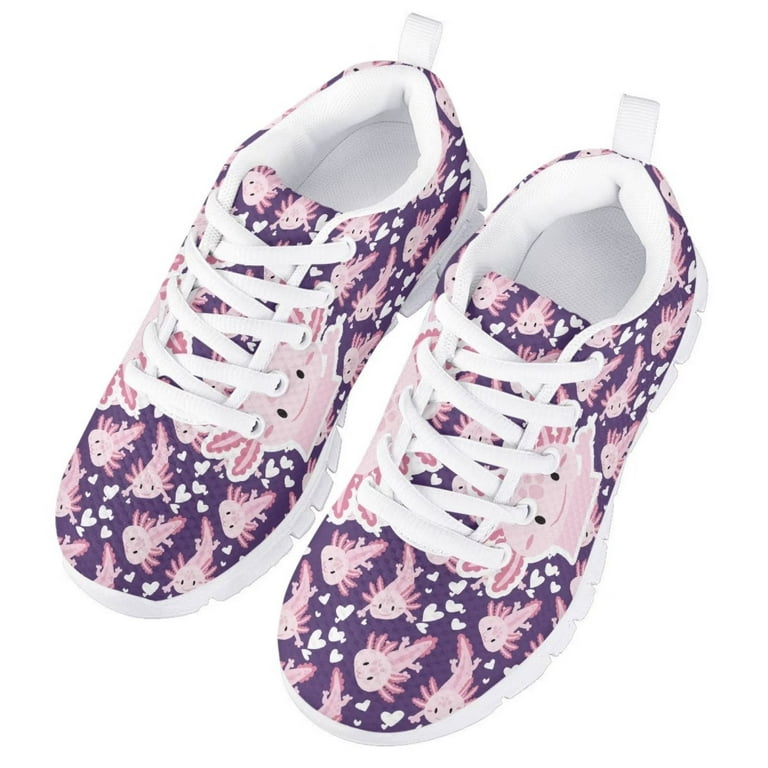 Pzuqiu Axolotl Print Kids Tennis Shoes Girls Size 5 Pzuqiu Axolotl Print Kids Tennis Shoes Girls Size 5